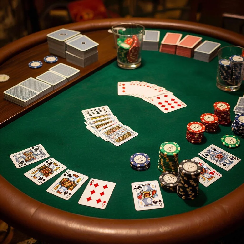 Pelaaja käyttää mobiilikasino-sovellusta yöllisessä kaupunkimaisemassa